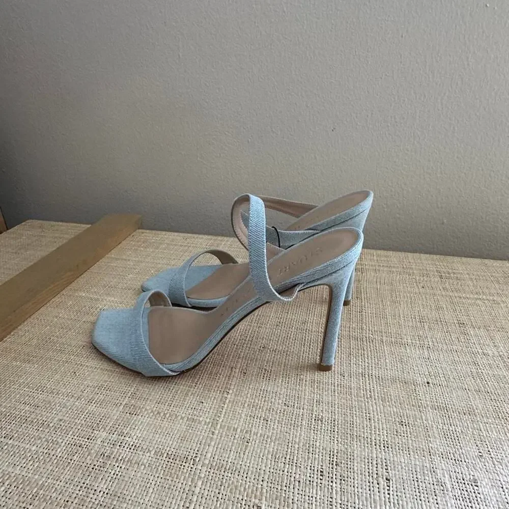 Stuart weitzman light blue suede